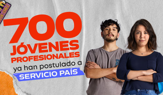 700 profesionales jóvenes ya han postulado a SERVICIO PAÍS, la convocatoria sigue hasta el 31 de octubre